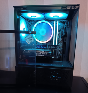 PC Gamer AquaView2026 "Black édition" : GTX 1600+ series 8 Go – Ryzen 5 série X  – 16 Go DDR4 – SSD NVMe 1 To – Windows 11 Pro