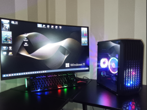 PC Compact PolyMalin2026 – Ryzen 5 3400G / Vega 8 – SSD NVMe 512 Go – Wi-Fi 6 – Windows 11 Pro – Noir ou Blanc (Idéal bureautique & multimédia 1080p)