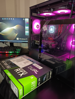 [Vendu] PC Gamer Aquarium RTX 3060 12 Go – Ryzen 7 (8 cœurs) – 16 Go DDR4 – SSD NVMe 1 To – Windows 11 Pro